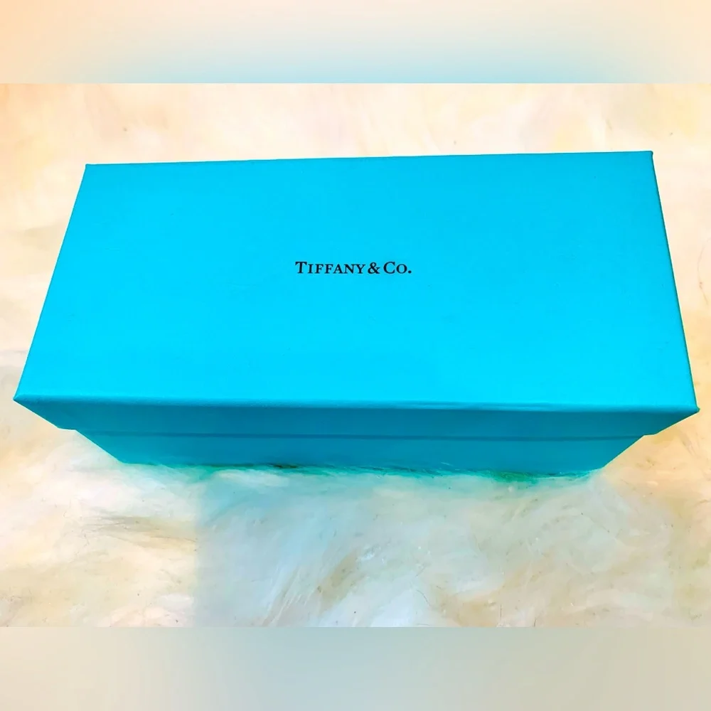 TIFFANY & CO. AUTHENTIC SUNGLASSES 4089B CAT EYE SHAPE CRYSTAL BUTTERFLY ACCENT - Picture 11 of 11